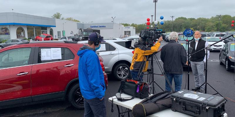 Raymond Auto Group and Mark Scarpelli Receive Visit from ABC’s Good Morning America