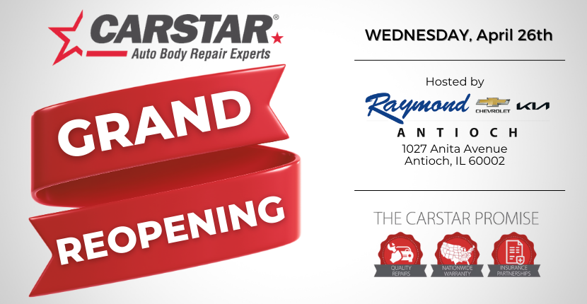 Grand Reopening of our CarStar Body Shop