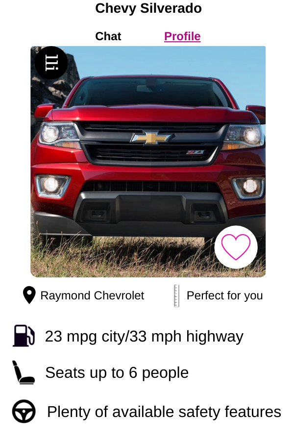 Let your Chevy match be the 2020 Chevy Silverado!