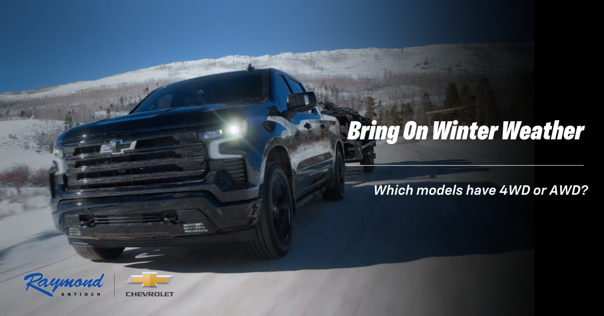 Which Chevy Models Have 4WD or AWD?
