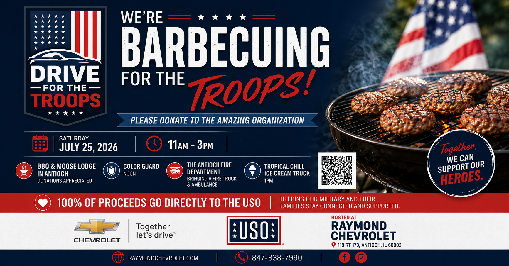 Join Us for the 23rd Annual USO BBQ for the Troops!